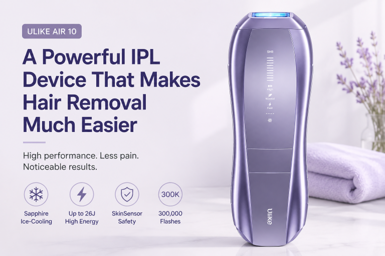 Ulike Air 10: A Powerful IPL Device That Makes Hair Removal Much Easier